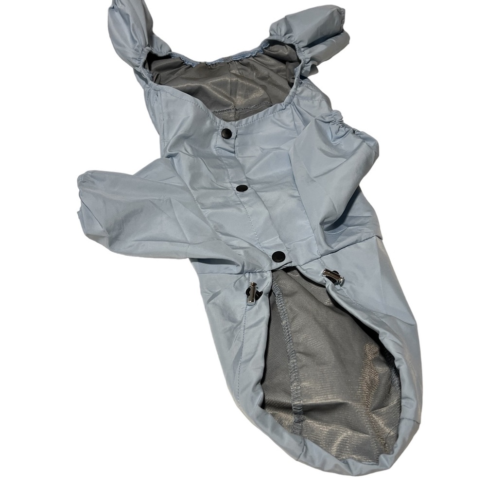 Pet blue rainsuit - Picture 3 of 6